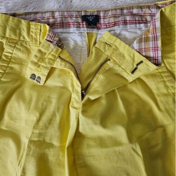 J.Crew Yellow Chino Stretch Favorite Fit Capris Pant Women 4 - Picture 4 of 5